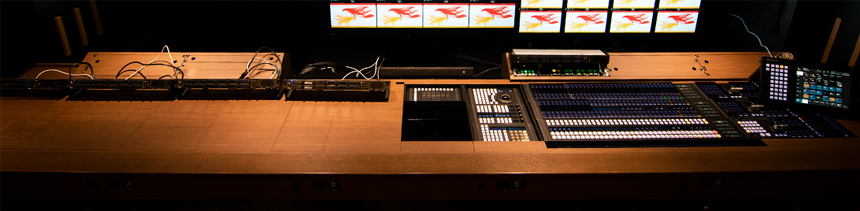 Slidable switcher panel